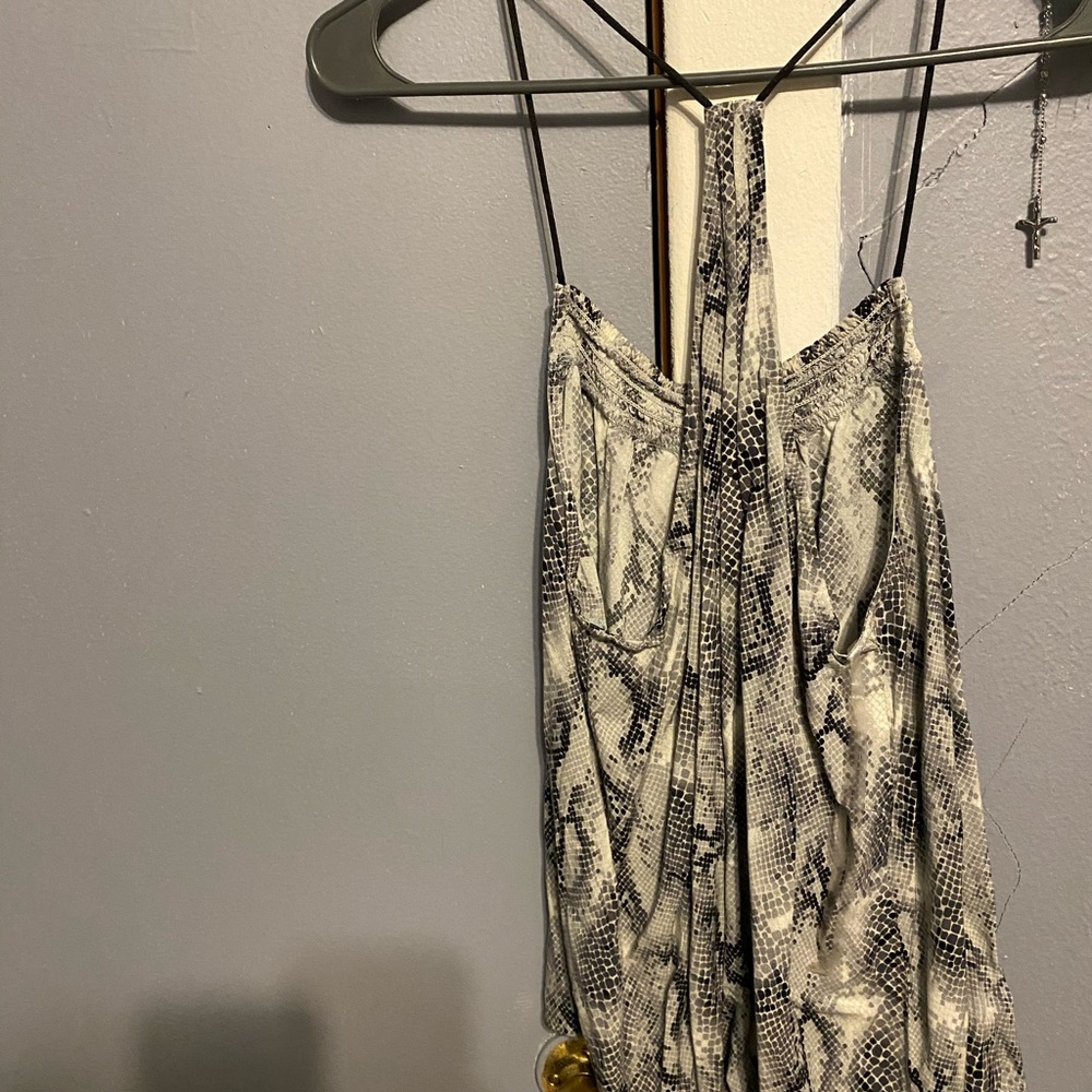 Tank top snake print